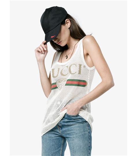 gucci tank top replica|gucci cropped tank top.